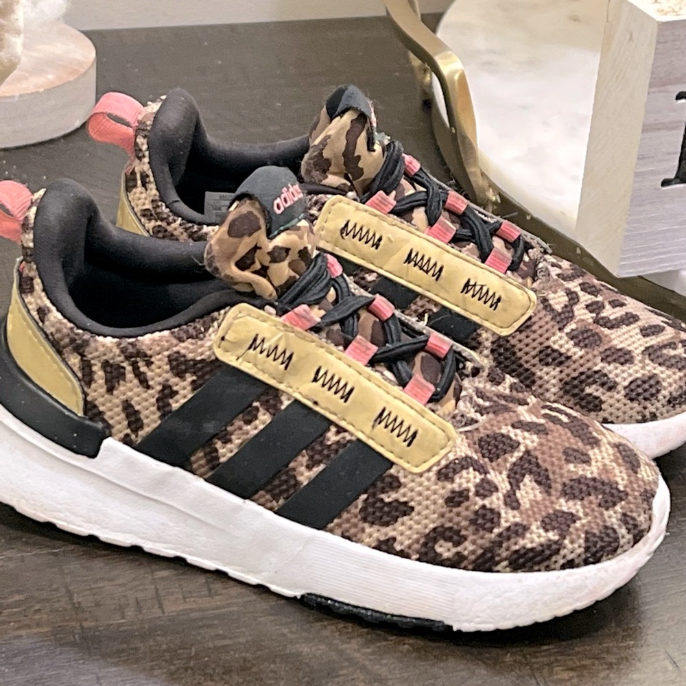 Toddlers Leopard Adidas Racer Tr21